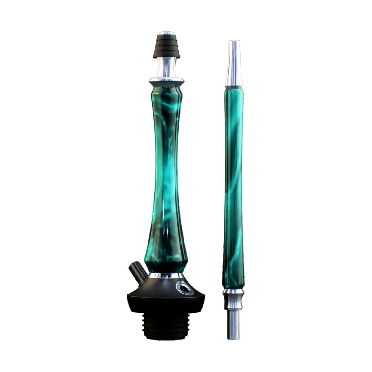 Union Hookah Sleek Acrylic - Turquoise acrylic